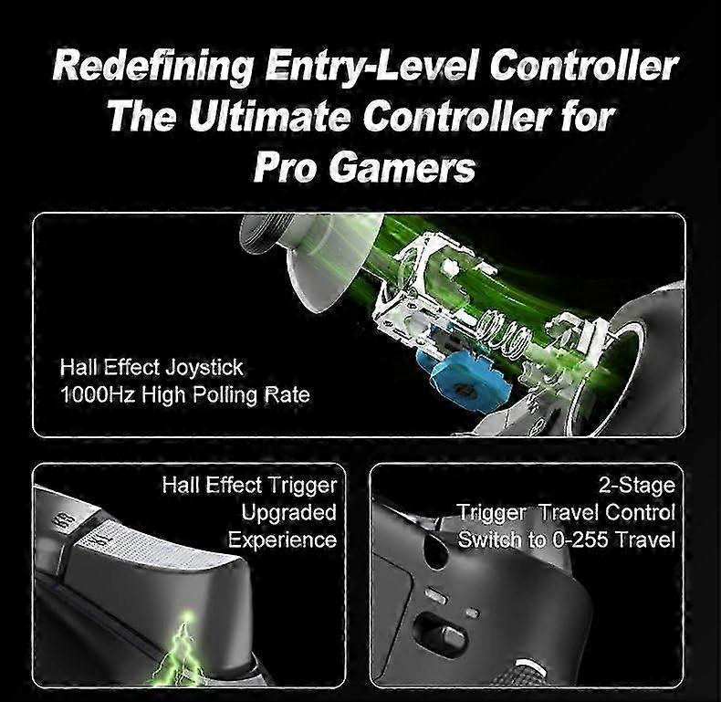 Switch Controller, Wireless Switch Controller Compatible with Switch Controller/Switch Lite/OLED, Wireless Switch Controllers Work with iOS/Android/PC