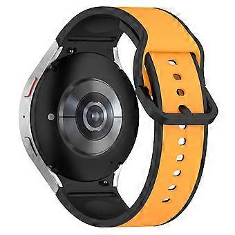 Für Samsung Galaxy Watch 5 40 mm / 44 mm / 5 Pro 45 mm / Watch4 40 mm / 44 mm / Watch4 Classic 42 mm / 46 mm zweifarbig