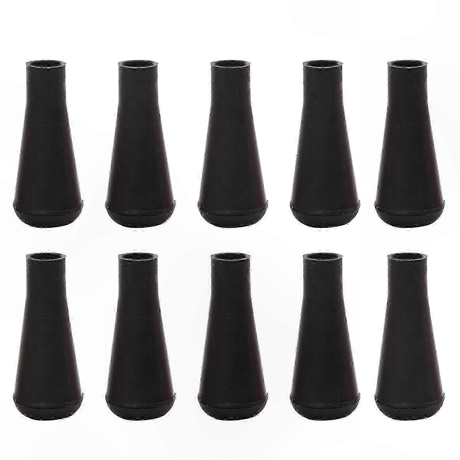 10 Pack Durable Soft Rubber Arrow Tips for Safe Shooting Practice, Red Target Accessories