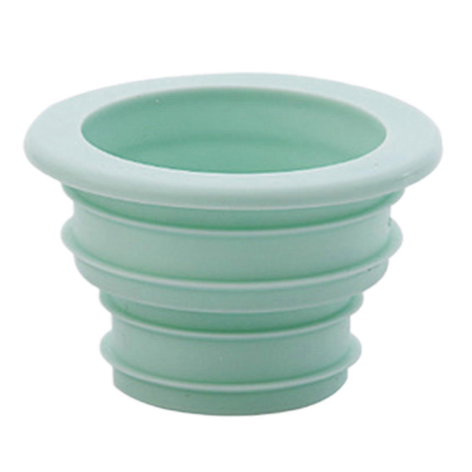 Silicone Drain Pipe Seal Ring AntiOdor Reusable Kitchen Sewer Plug Easy Install Green