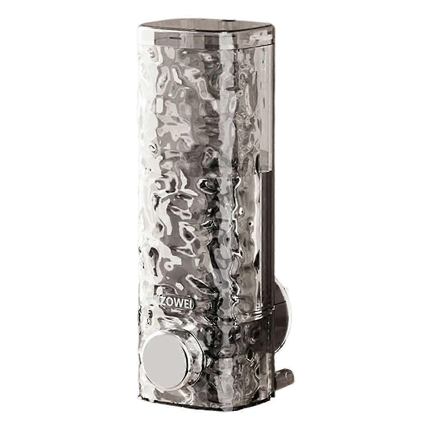 Suction Cup Soap Dispenser Push-Button Operation Wall-mounted Easy Installation Bathroom Liquid