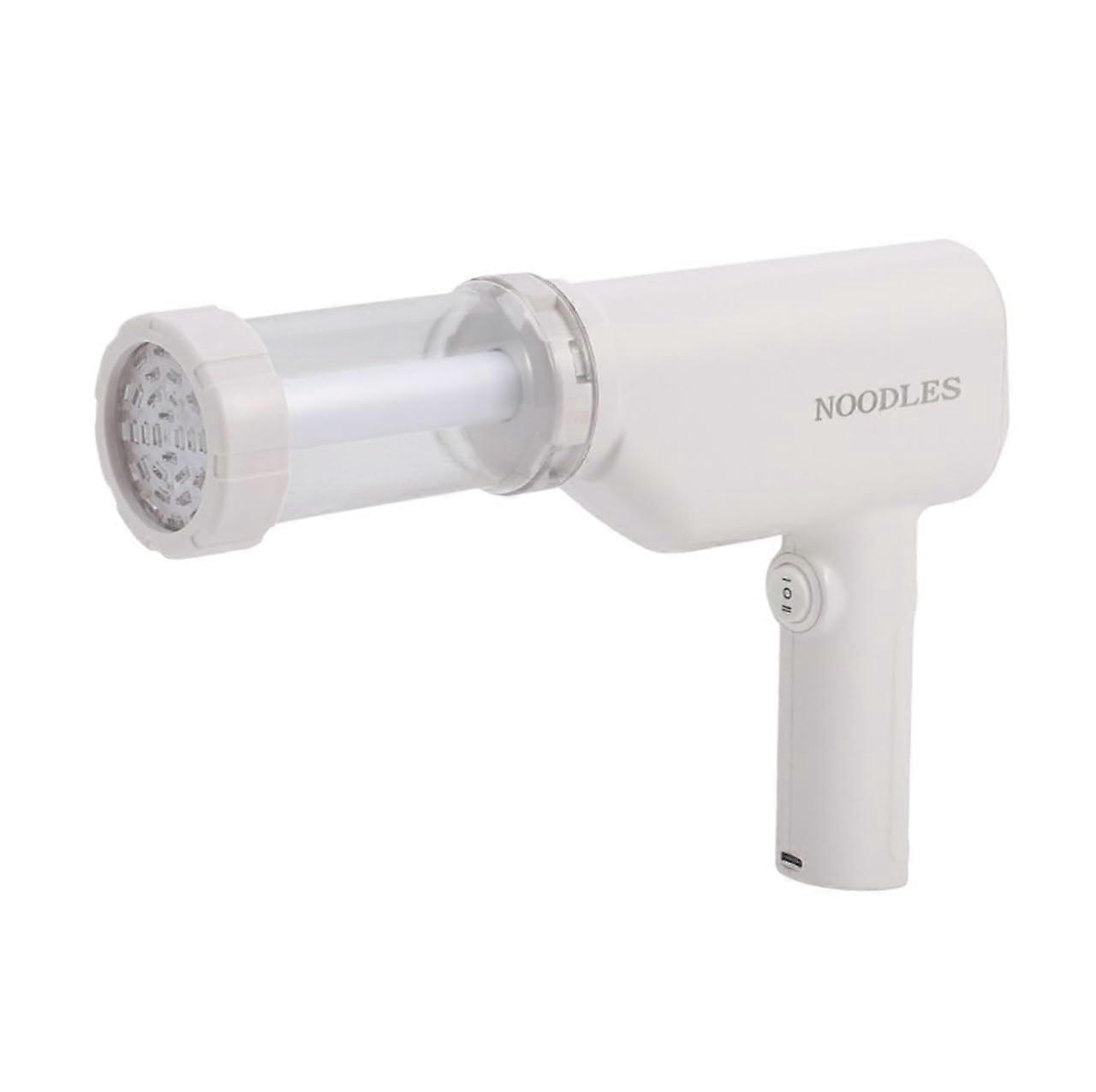 Electric Pasta Maker with Automatic OneTouch Operation for Quick Noodle Preparation White 20.5cm