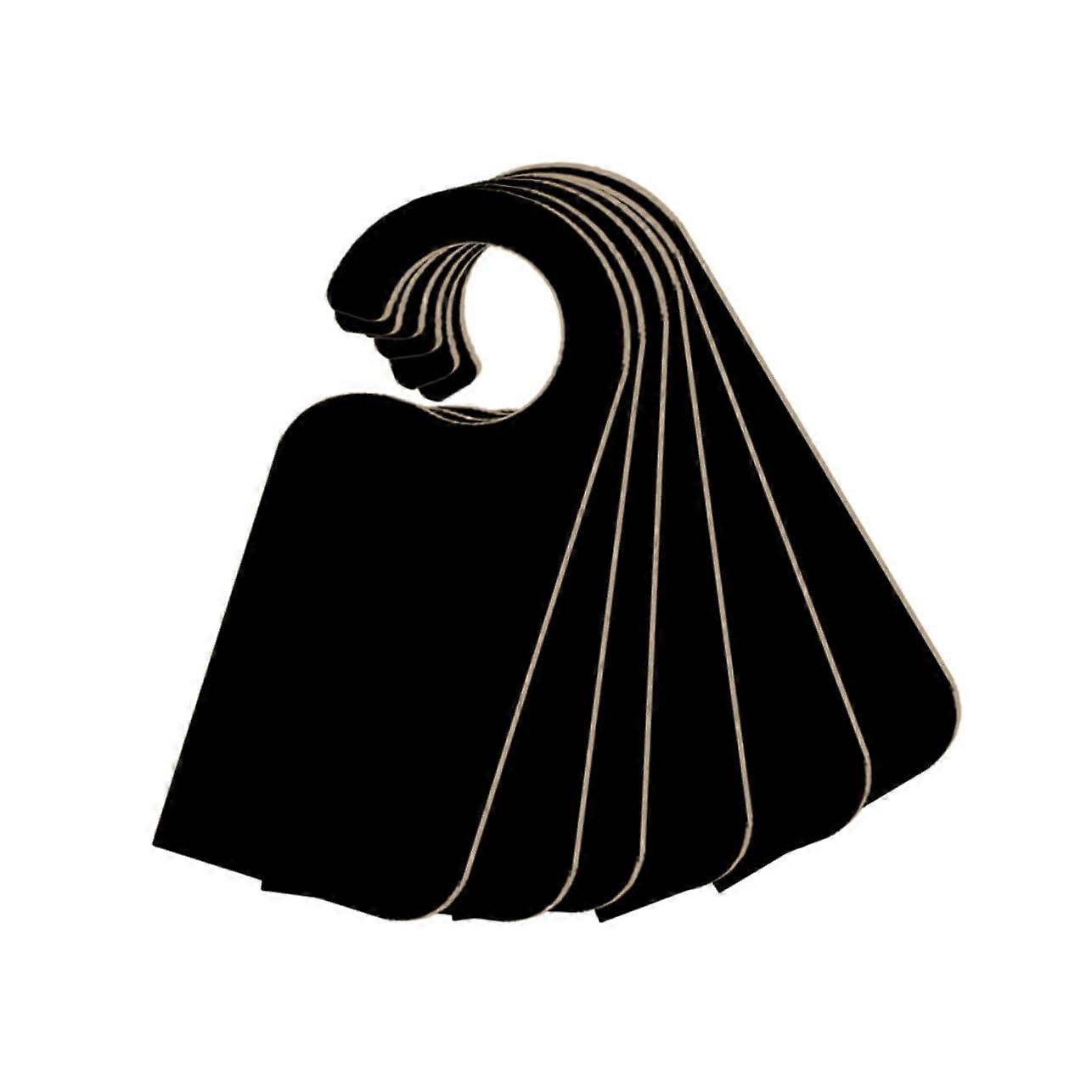 6pcs Mini Chalkboard Tags for Door Knobs, Reusable Oval Blackboard Signs for Home and Wedding