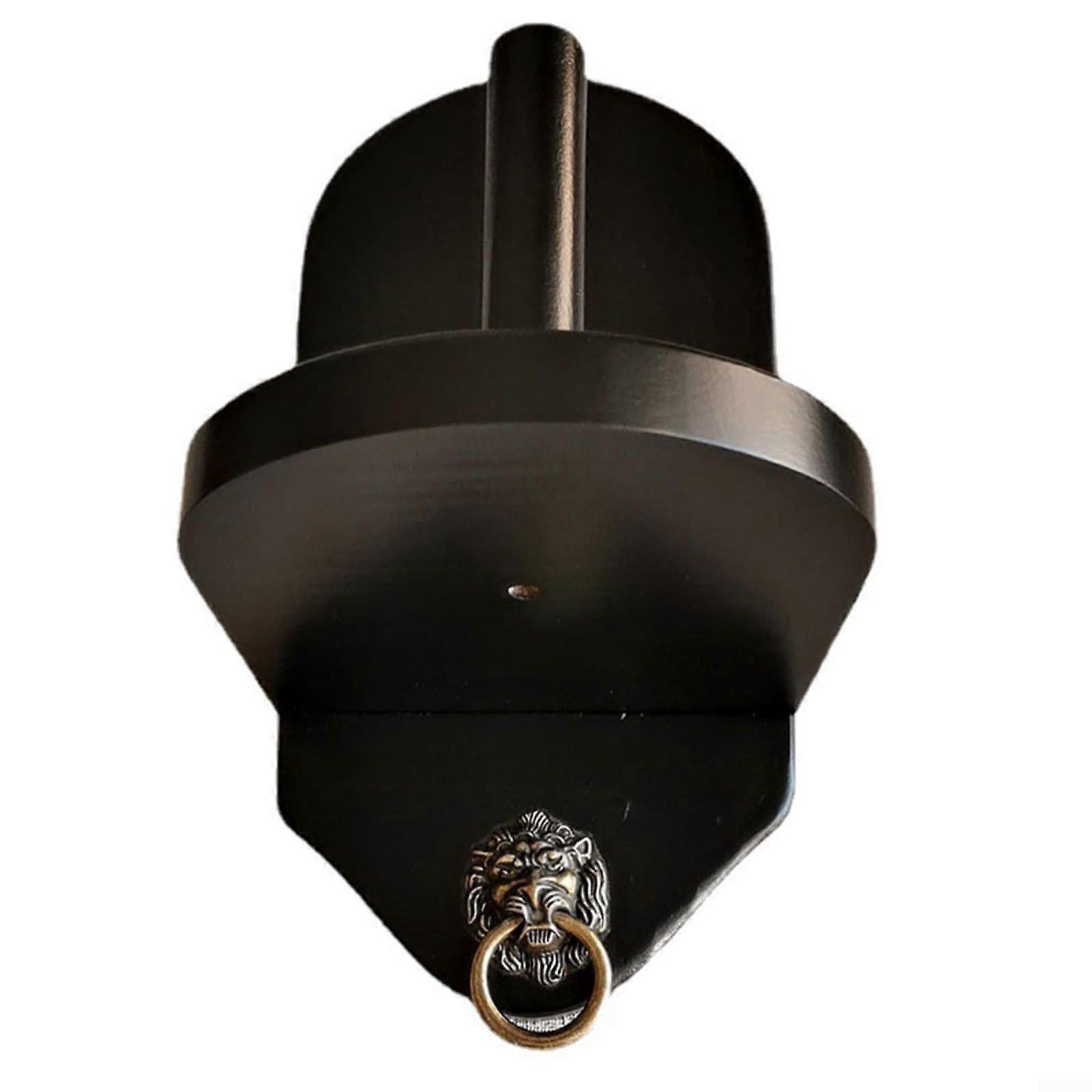 Billiard Chalk Holder Wall Mounted Solid Wood with Elegant Lion Head Design for Pool Table