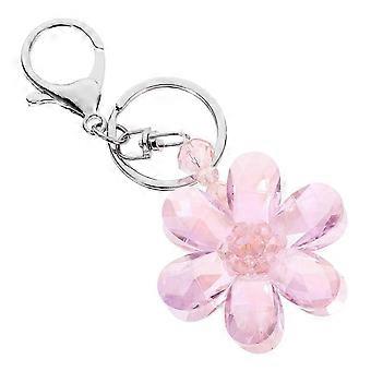 Aesthetic Flower Keychain Kawaii Purse and Bag Charms Girls Accessories