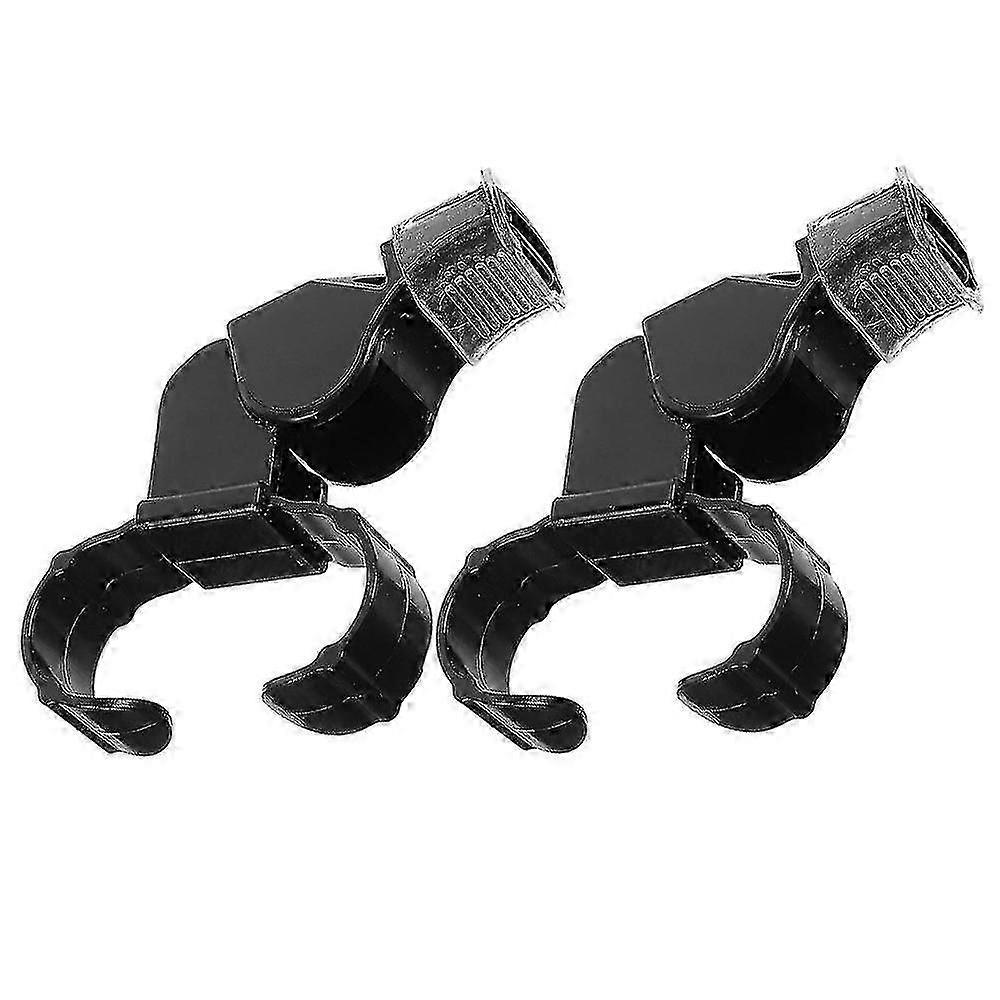 2pcs Emergency Survival Whistle with Ring for Outdoor Coaches