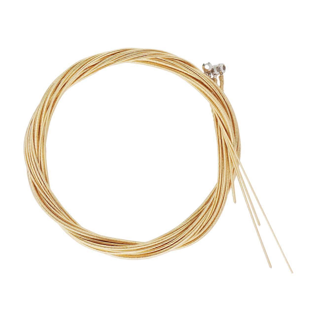 1 Set Bass Guitar Strings, Durable Steel Construction, Easy Install, Long Lifespan