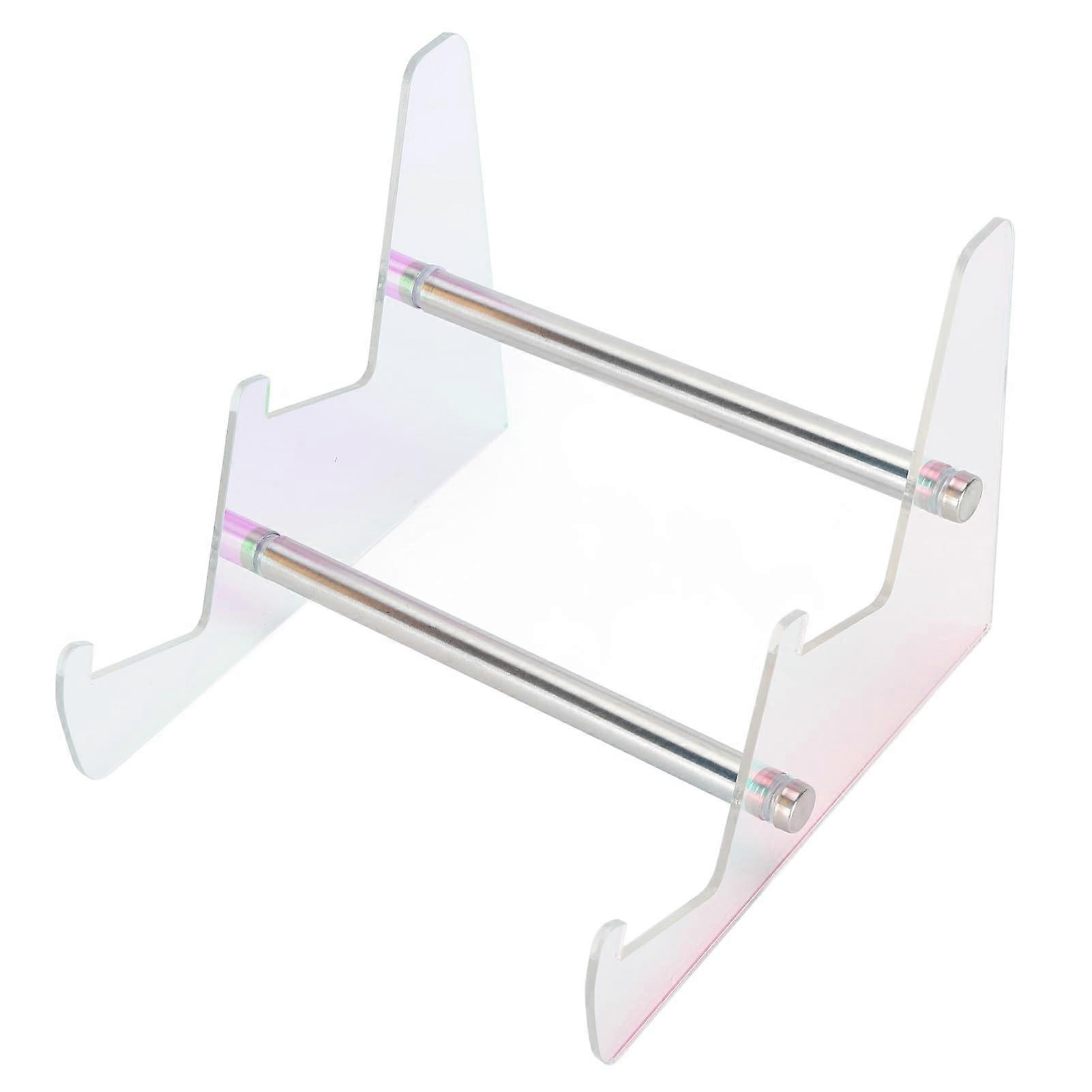 Acrylic Keyboard Stand for Mechanical Keyboards, Clear Display Rack with Ergonomic Elevation