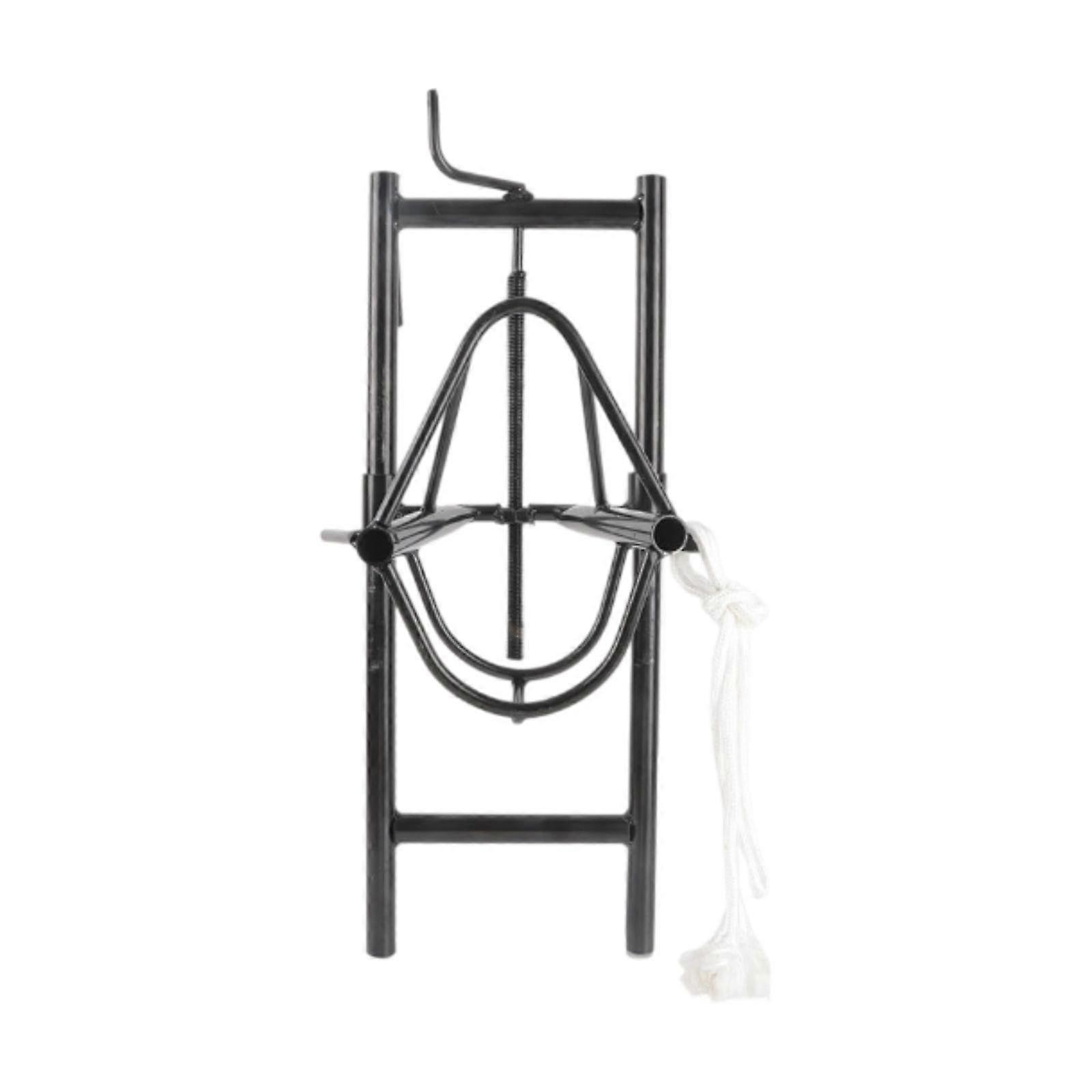 Adjustable Sheep Head Holder with Secure Grip and Liftable Shearing Rack for Farm Use