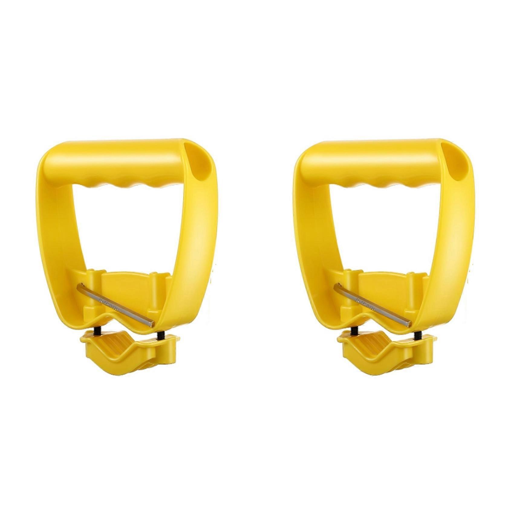 2 Pack Back Saving Tool Handle Attachment, Labor Saving Ergonomic Shovel or Rake Handle Attachment, Tool Handle Grip