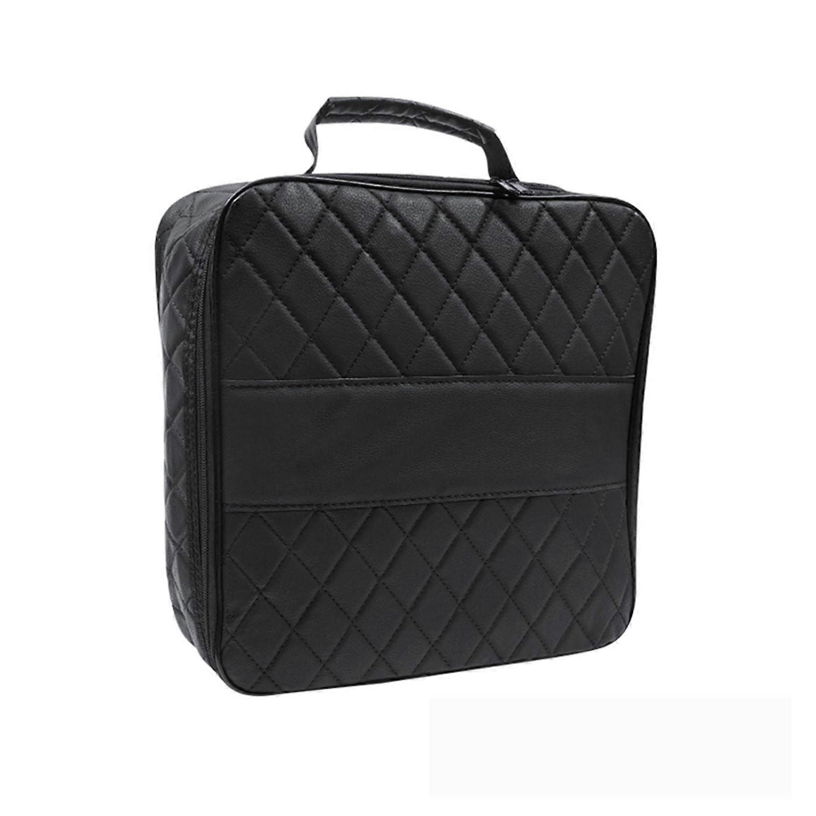 EV Charging Cable Organizer PU Leather Water Resistant Large Capacity Storage Bag with Handle