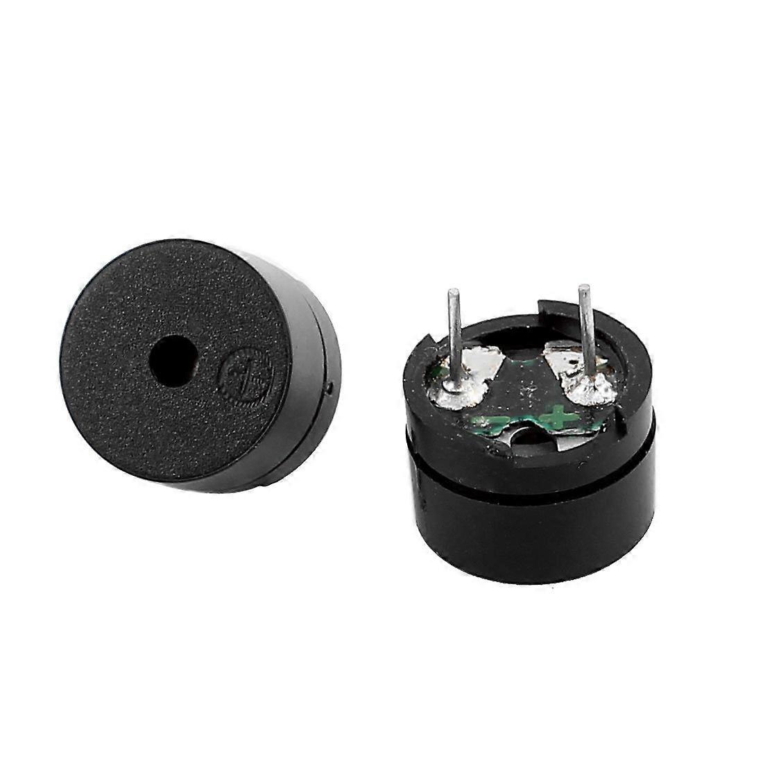 2 Pack 5V 16 Ohm Passive Stereo Electronic Buzzer 12x8mm Compact Size Easy Wiring