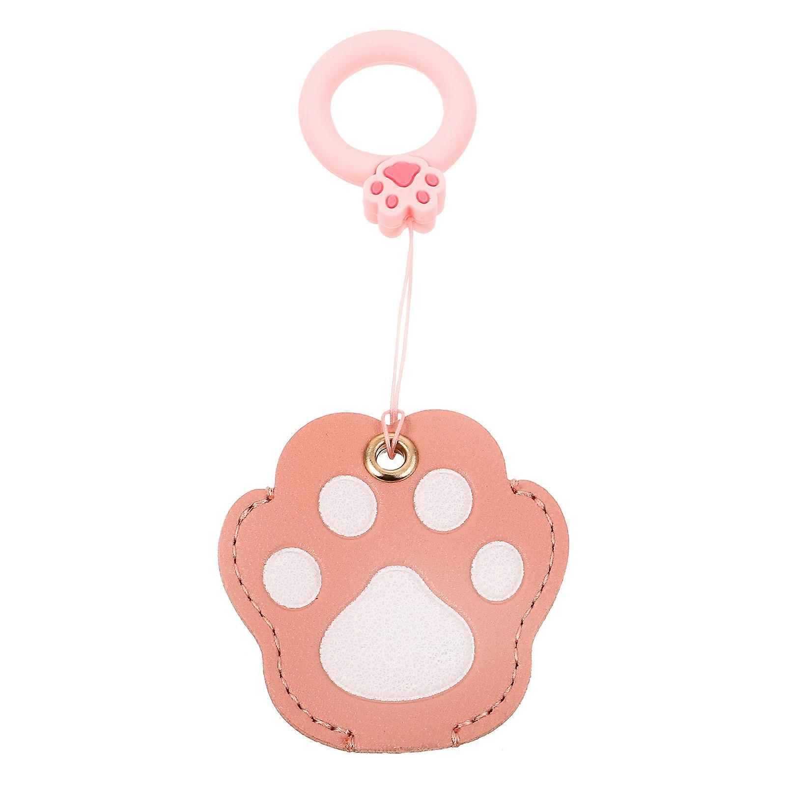 Cat Claw Key Cover Cute Key Protector Cap for Decoration Pink PU Material