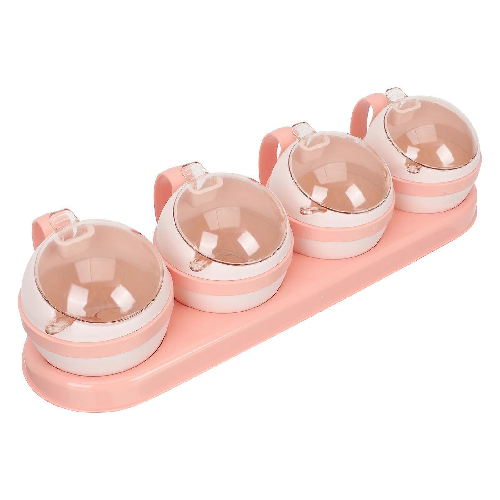 Seasoning Jar Storage Set Plastic Condiment Container for Home 1Set