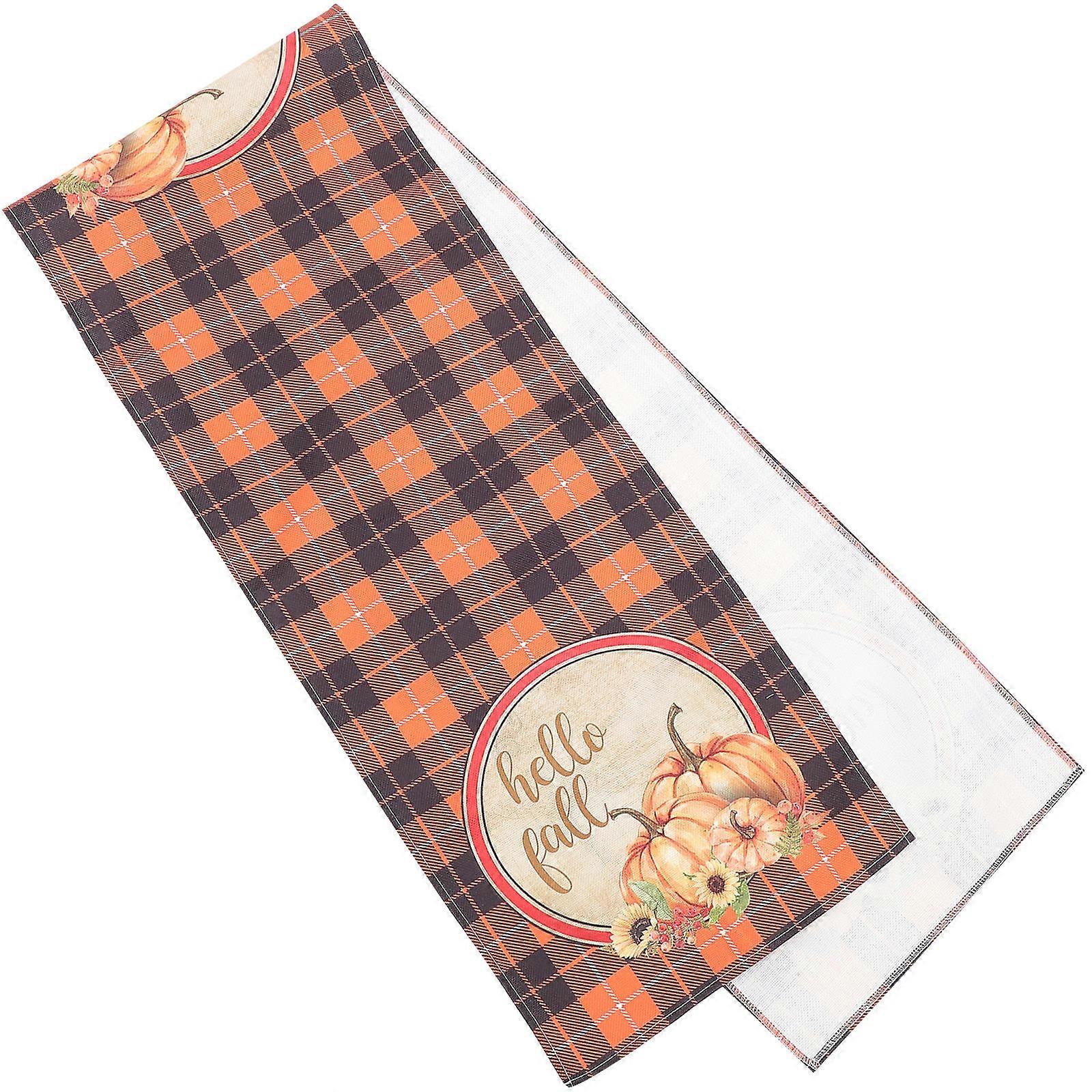 Table Decor Kitchen Table Runner Rectangular Shape Cotton Material Dining Room Decoration Safe Technology 1Pcs