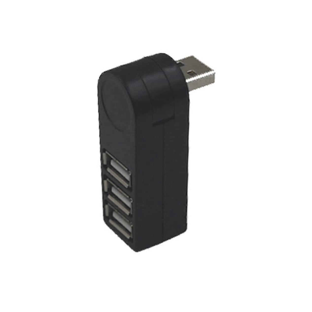 USB Hub 3 Port Rotatable for Laptop Low Power Consumption Multi Device Sync Driver  Setup
