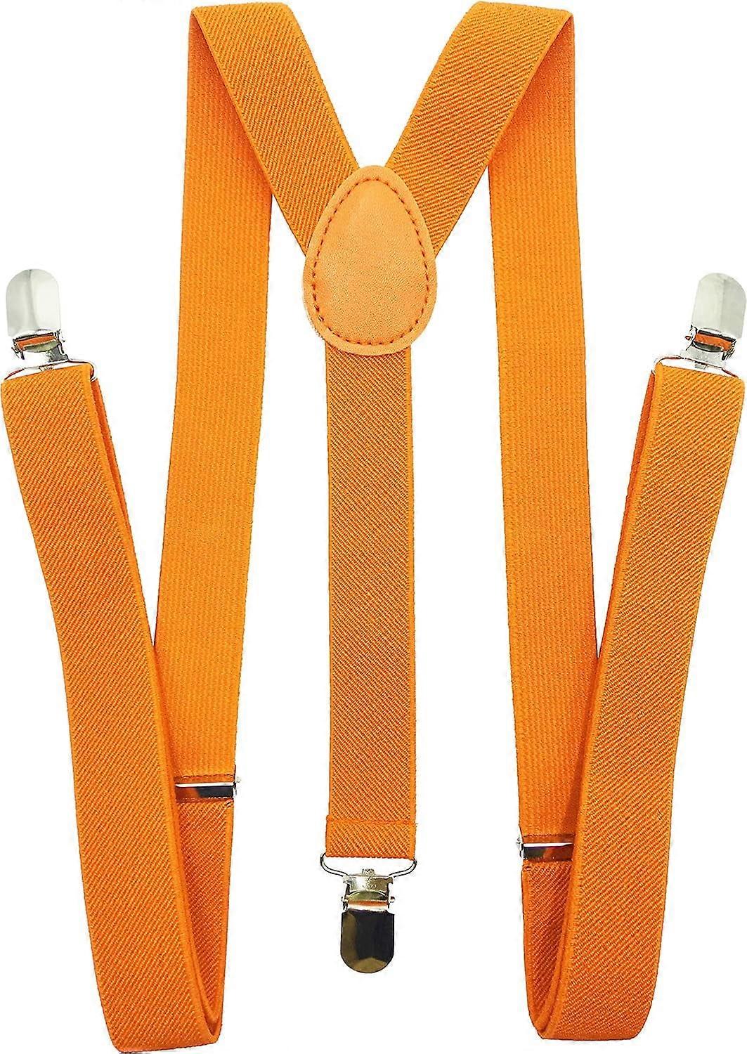 Solid Color Suspenders Y-Back | Adjustable and Elastic |