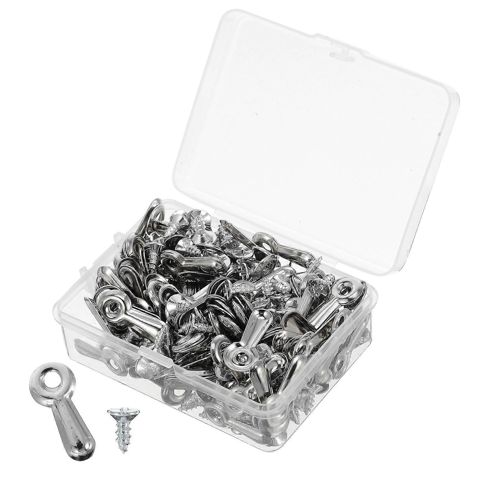 Picture Frame Hardware Clips for Backing Fastener Use 480Pcs Silver