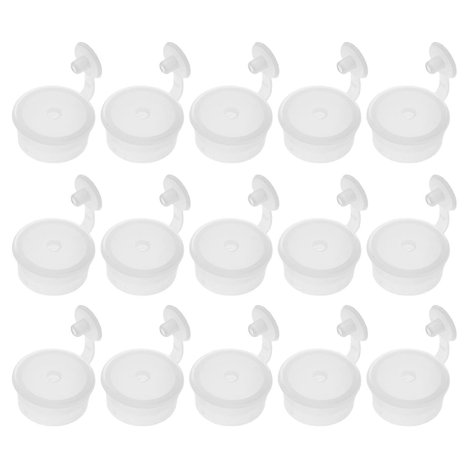 Plastic Condiment Bottle Lid for Kitchen Dripfree Design 100Pcs