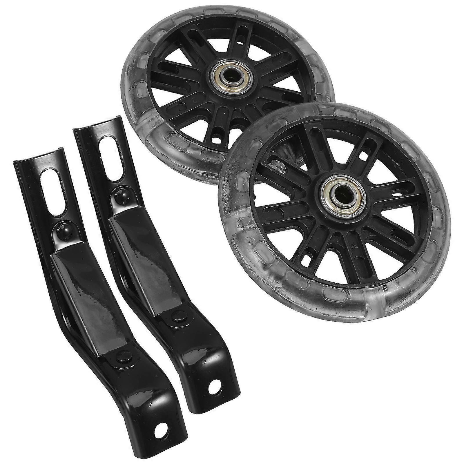 Kid Accessories Auxiliary Wheel Flashing Function 2Pcs for Bikes