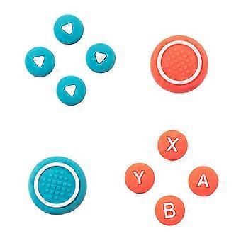 10 in 1 Silicone Thumbstick Protectors Joystick Cover Caps Replacement Directional Key Cov