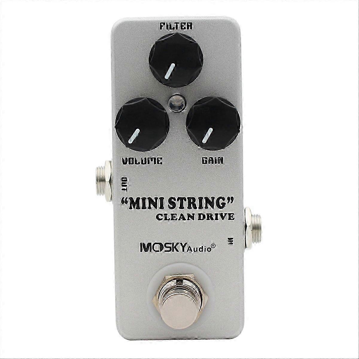 MINI STRING CLEAN DRIVE Overdrive Effects Pedal