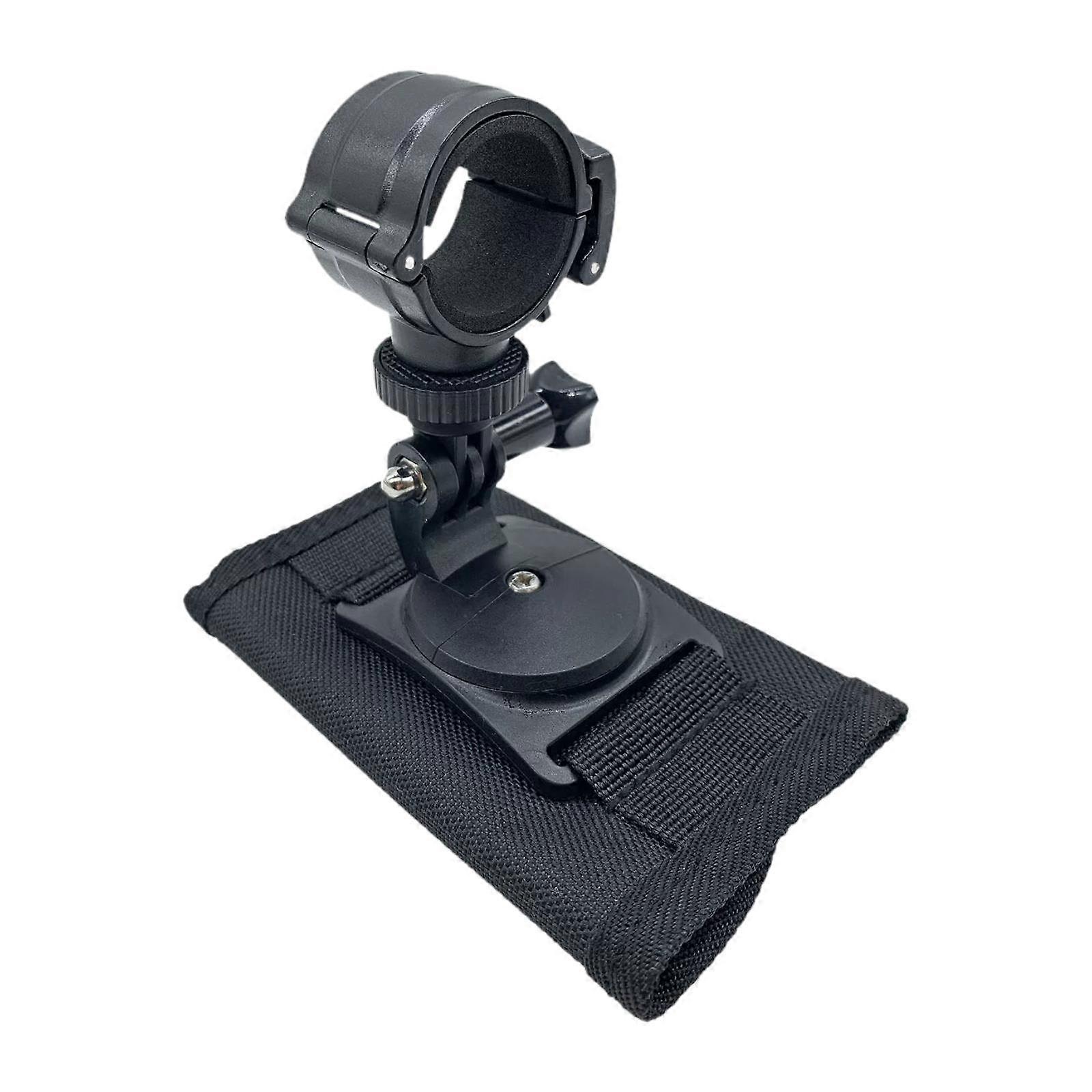 Backpack Strap Flashlight Holder, Adjustable Angle Durability, Premium,
