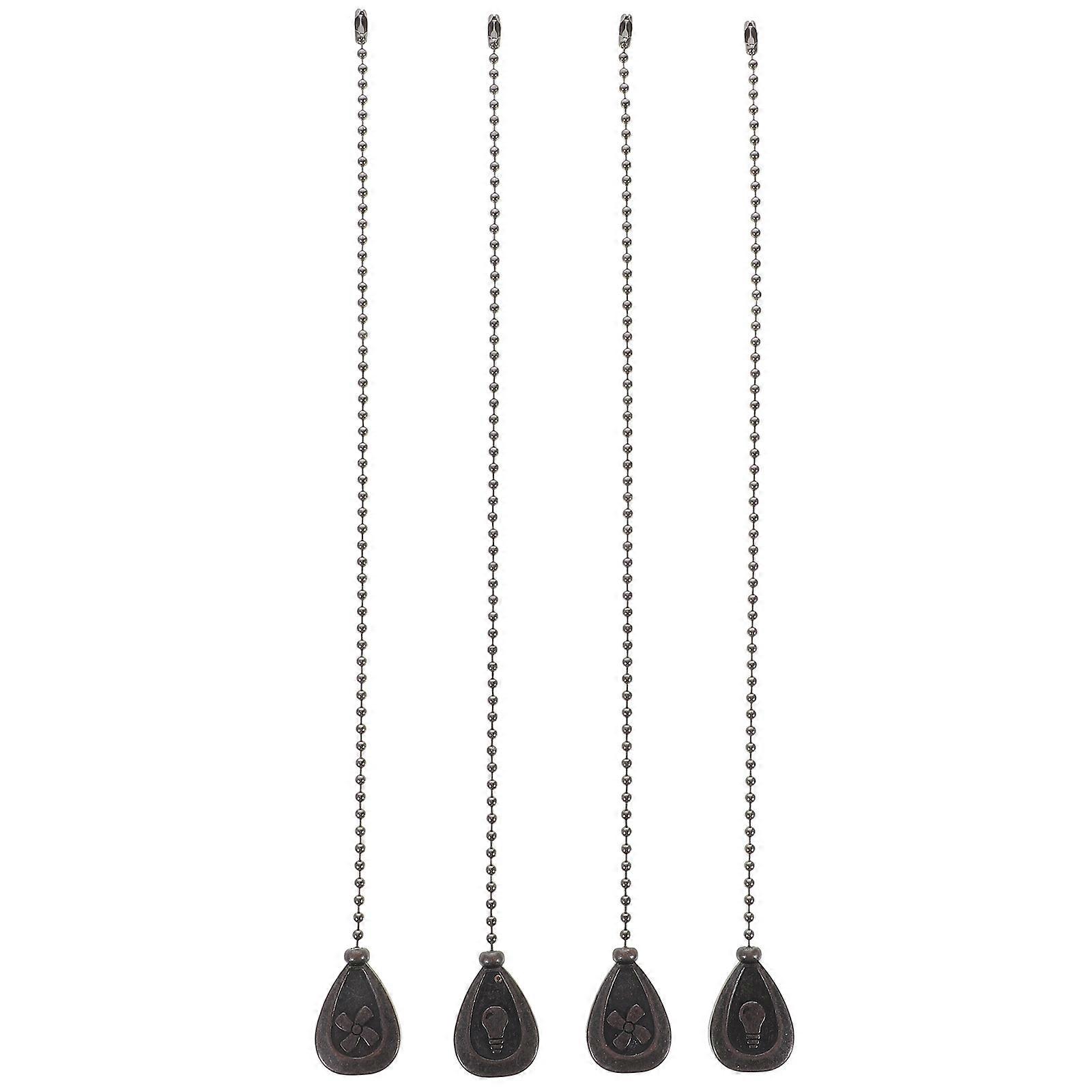 4pcs Ceiling Fan Pull Chain Replacement Pull Chain Extension Light Pulling Chain