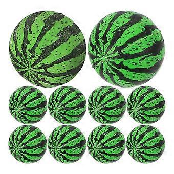 50 Stück Wassermelonen-Hüpfbälle, Jetbälle, Kinderparty-Geschenk, Spielzeug, zufällige Farbe