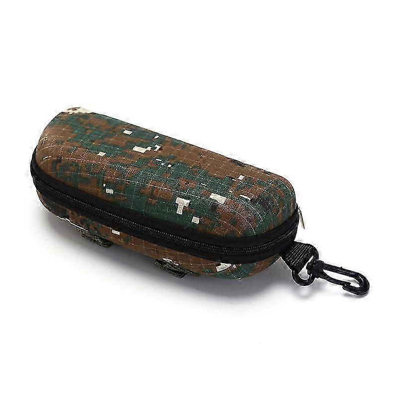 tactical zipper sunglasses box case shell hard eye glasses protective pouch