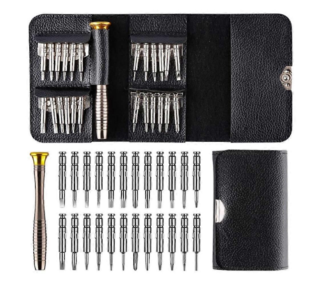 Mini screwdriver set 25 in 1,precision interchangeable bits,repair set