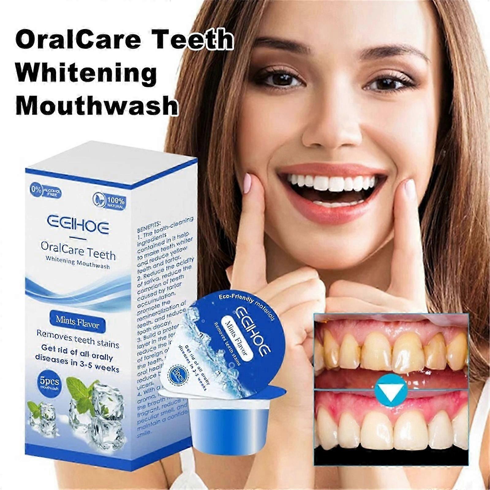 Advanced Mouthwash,, Extra Whitening, Energizing Mint 25ml