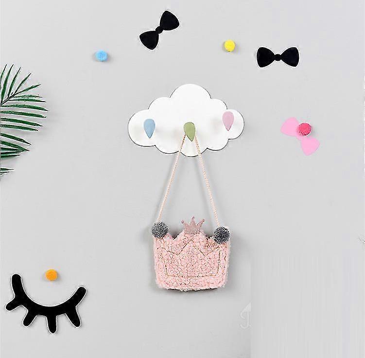Cartoon Cloud Powerful Adhesive Hook 2 Pieces Pack 3 Hooks)