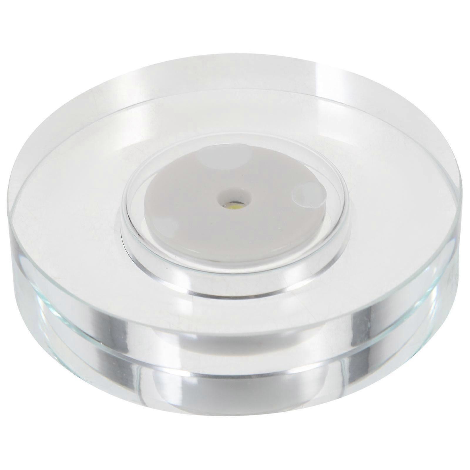 Rotating Display Stand LED Lighted Base for Decor