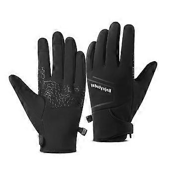 Winter Gloves for Adults Velvet Lined Waterproof Windproof for Cycling Skiing