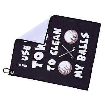 2pcs Superfine Fiber Towel Golfs Ball Towel Portable Golf Towel Sports Golf Wipe Towel For Outdoor Golf