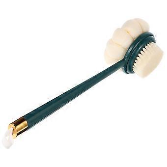 Double Side Bath Brush Back Scrubber Long Handle Bath Brush with Soft Bristle