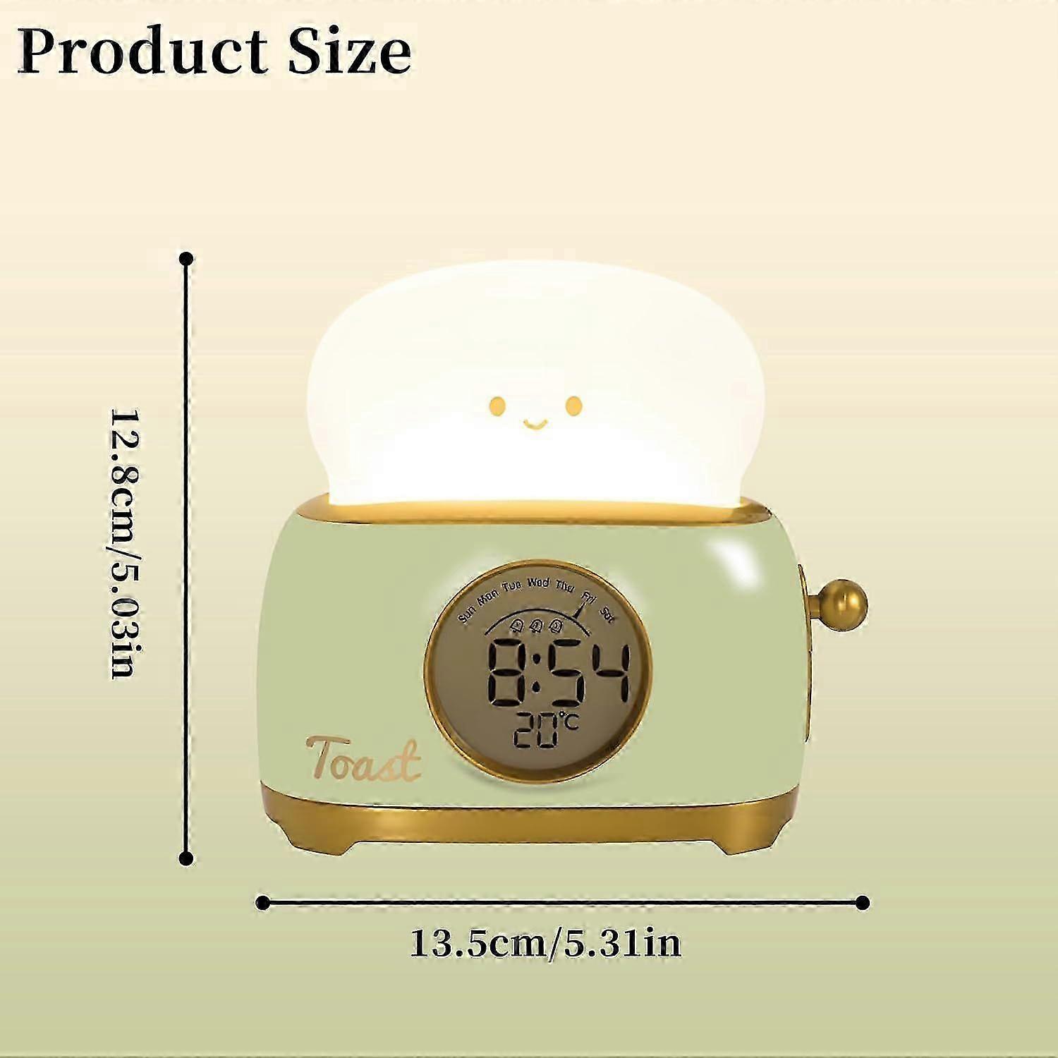 Alarm Clock Cute Night Light Clock Alarm Clock Digital Timer for Kids