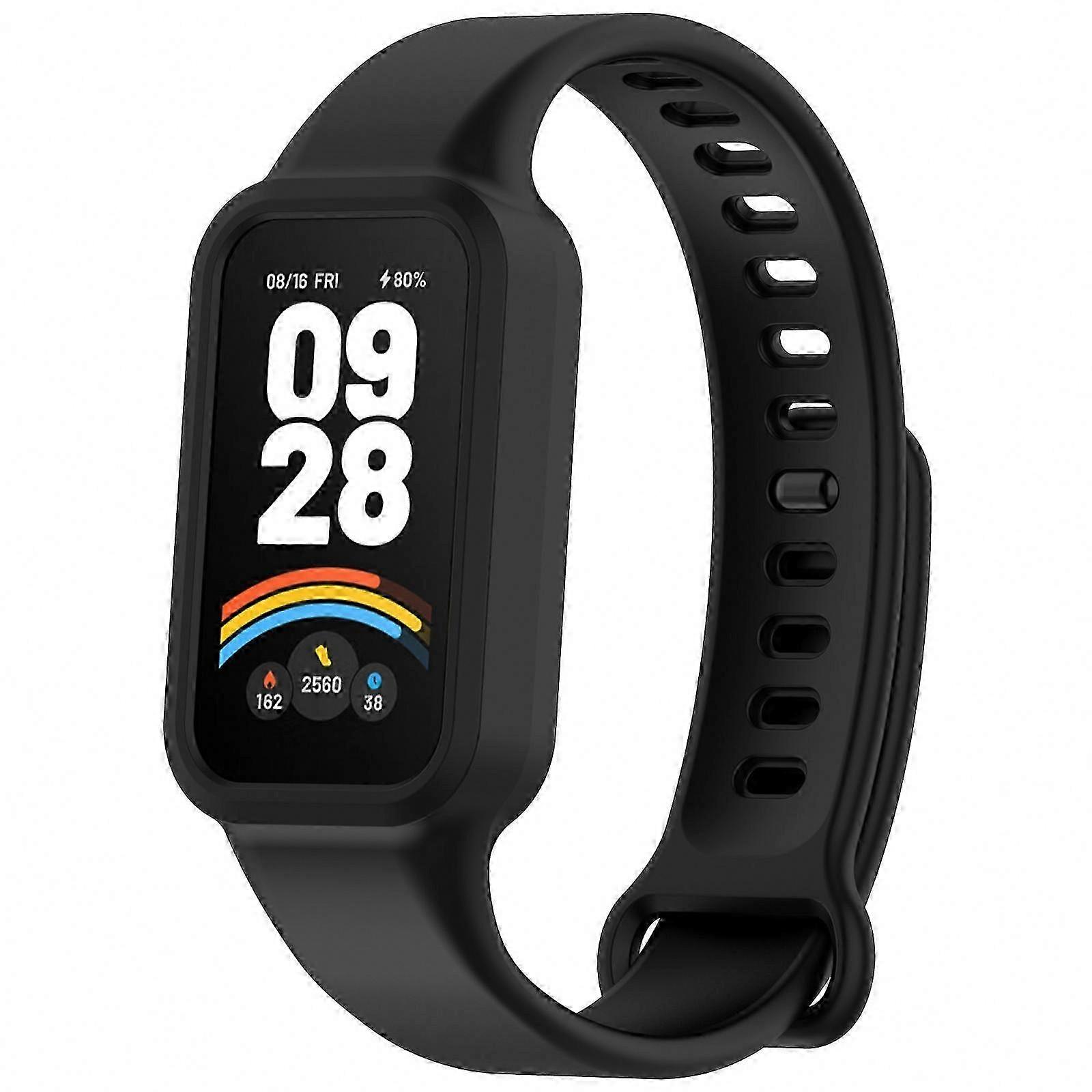 Soft Silicone Integrated Watch Band | Solid Color