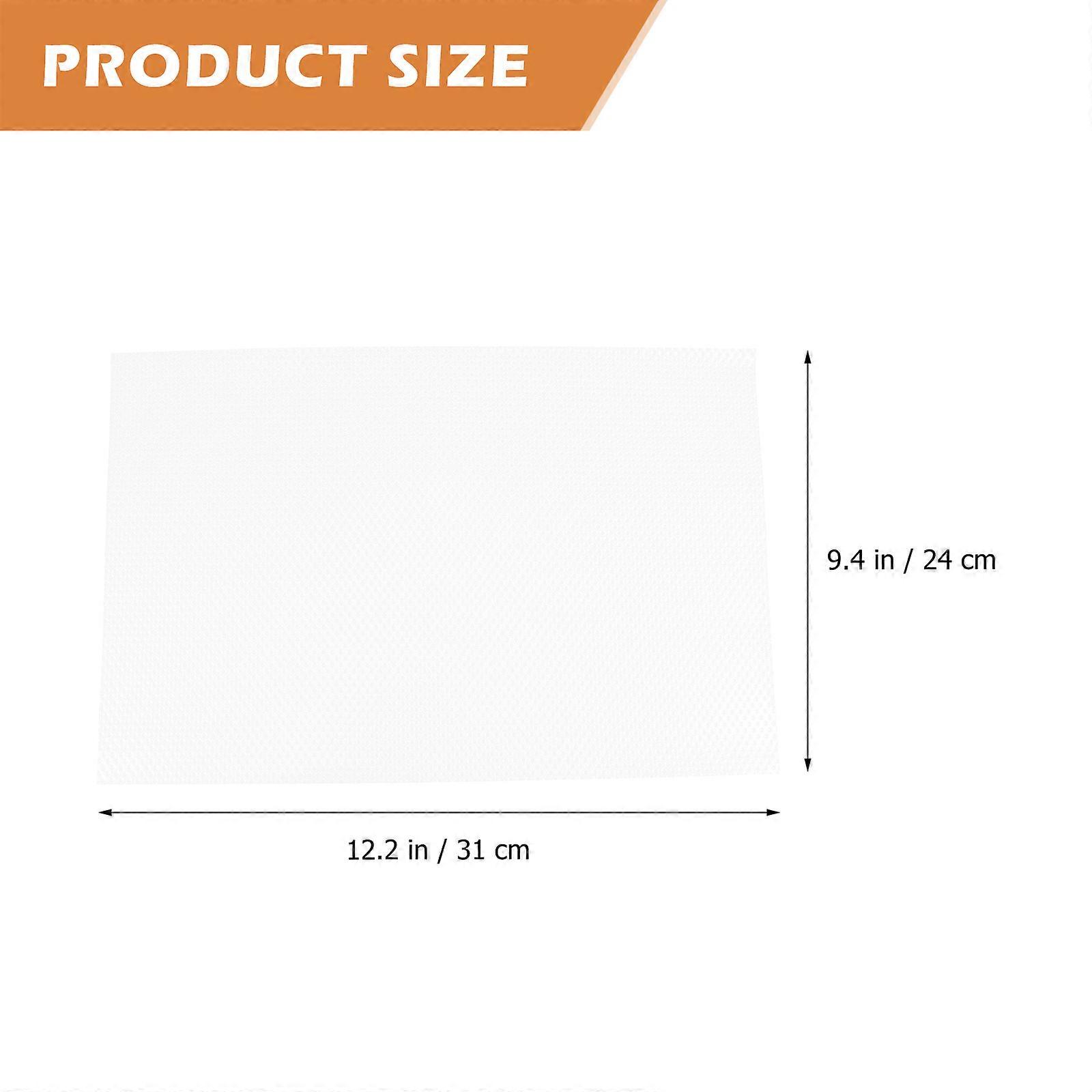 Oil Proof Refrigerator Liner for Use 9Pcs Transparent