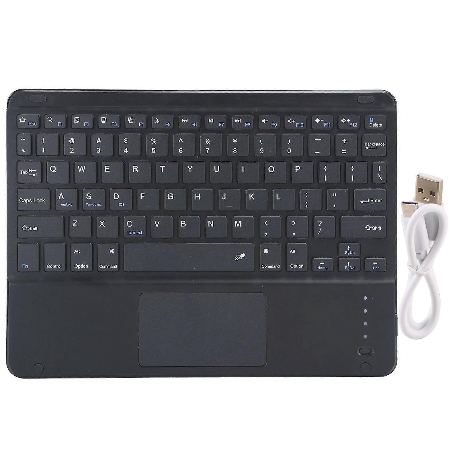 Keyboard Wireless Remote Computer Accessories for Windows/ iOS / Android System SmartphoneBlack