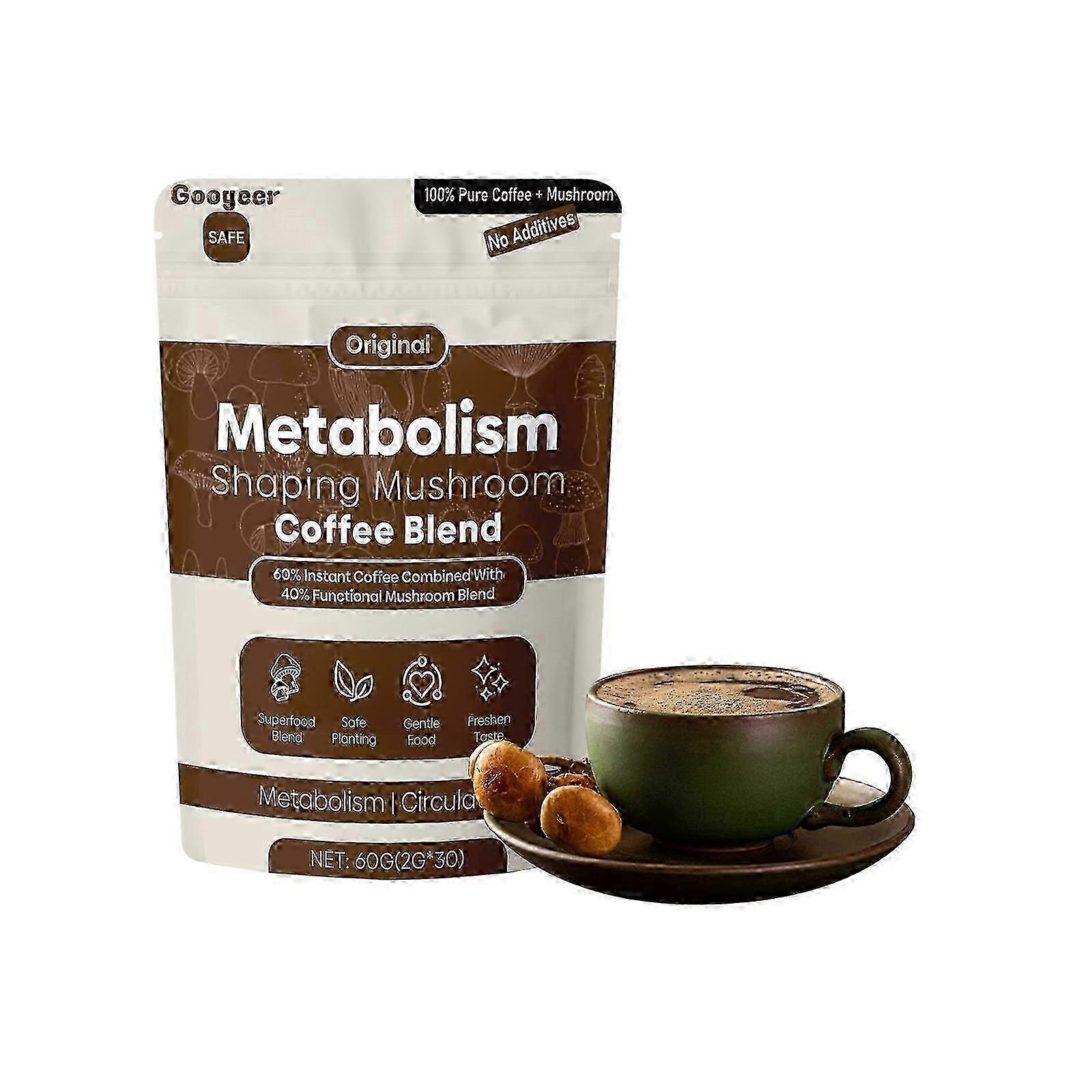 Metabolismeformende soppkaffeblanding!o1