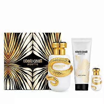 Roberto Cavalli Serpentine Eau De Parfum Spray 100ml Set 3 Pieces