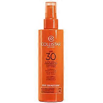 Collistar Smart Sun Protection Tanning Moisturizing Milk Spray SPF30 Zonverzorging voor het lichaam 200 ml