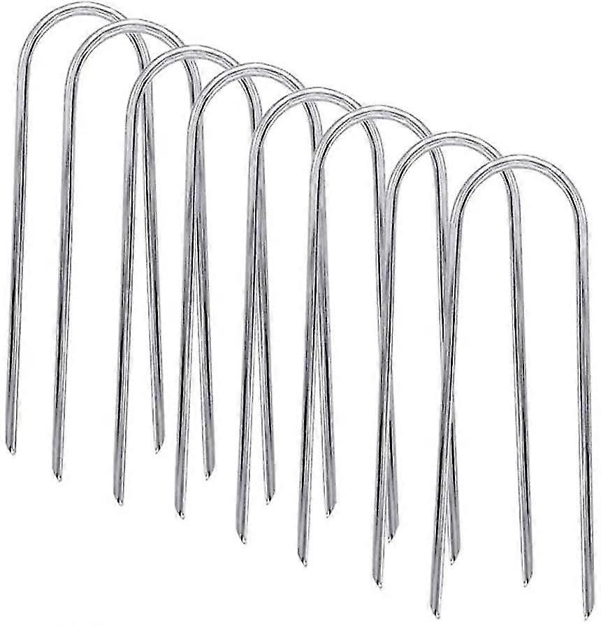 8pcs Trampolines Wind Stakes Heavy Duty U Type Sharp Ends