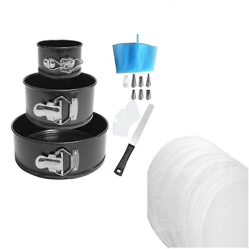 65 Pcs Cake Baking Tool Set Nonstick Bakeware Piping Nozzle Tips Spatula