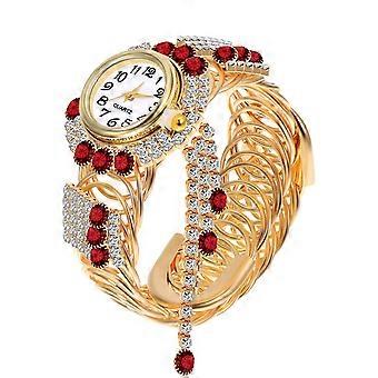 1Pcs Ladies Alloy Watch with Quartz Movement Fashion Bracelet Watch for Women