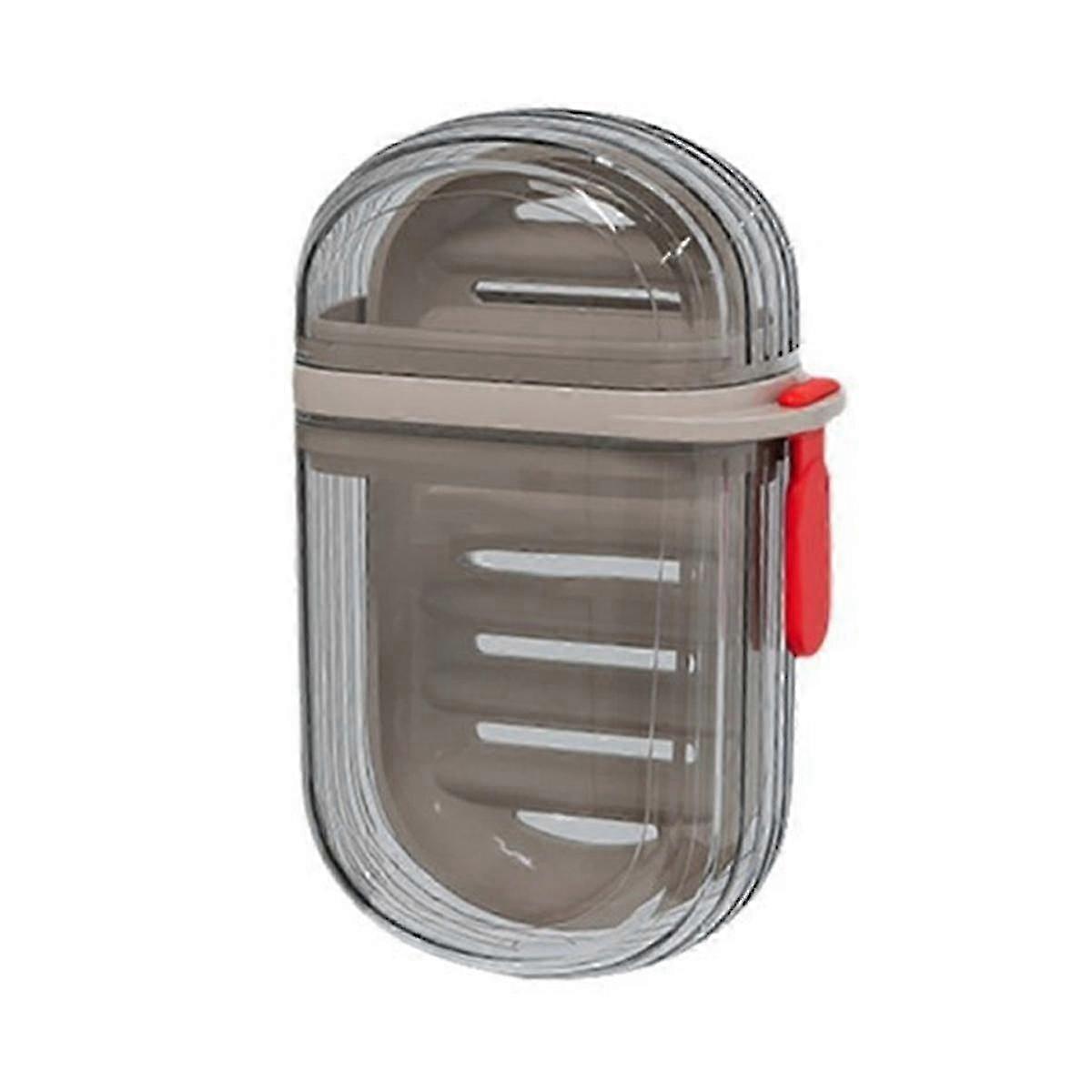 2pcs Compact Leak-Proof Soap Box