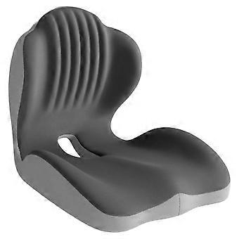 Cojín de soporte lumbar ergonómico de espuma viscoelástica para aliviar el dolor de espalda en sillas y asientos de coche, comodidad durante largas horas al sentarse.