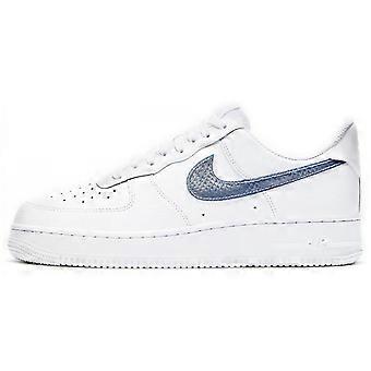 Nike Air Force 1 Low Pony Hair Snakeskin Midnight Turquoise CW7567-100